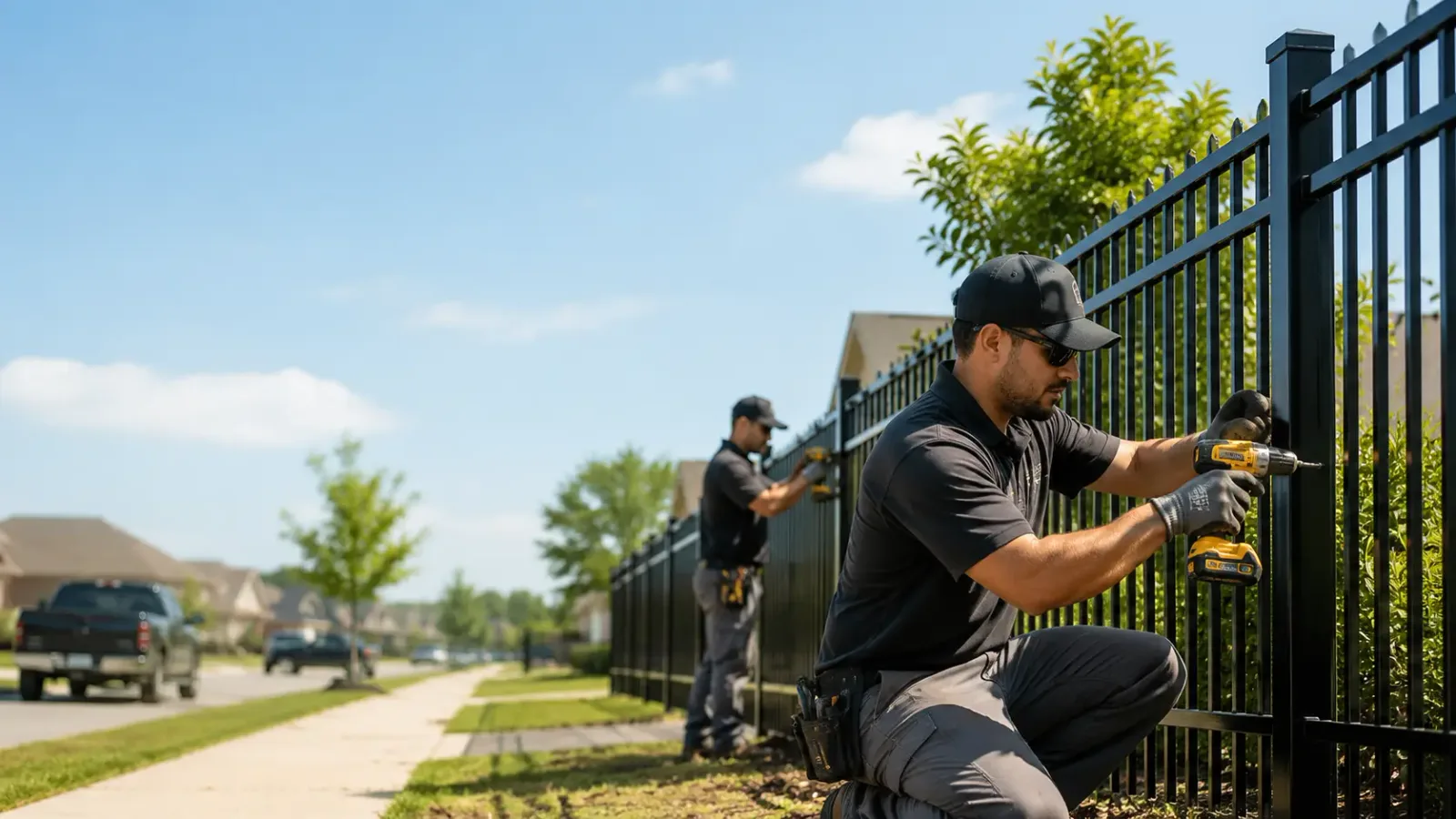 Metal Fence Installation in Thurmond, NC